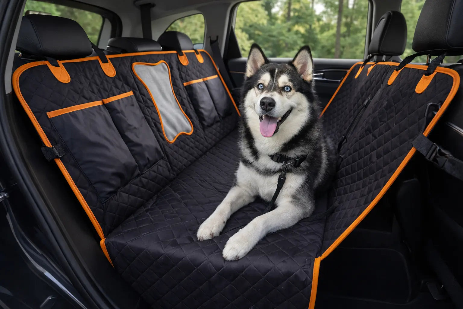 ProtègeTonAuto™ - Housse de Siège Étanche Animaux MyPetFamily